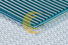 Băng tải PVC tùy chỉnh độ ồn thấp #AEM120/2:0+1.0LS/2.7BL/AS/FR cho sân bay