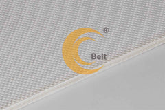 KCB -EM120/2:0.5DT+0.8/3.0W white PVC conveyor belt used in food industries with diamond profile