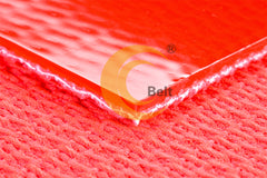 Ceinture de convoyeur résistante aux coupures pour aliments #SOLID150/0.1+2.0/5.0RPU/AS - Parfaite pour le traitement de la pâte