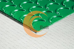 PVC Anti-Static Food Grade Conveyor Belt with Crescent Profile for Agricultural Inclided Conveying