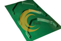PVC Conveyor Belt with Herringbone Profiles for Olive Harvesting and Processing