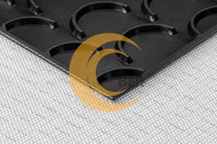 PVC Anti-Static Food Grade Conveyor Belt with Crescent Profile for Agricultural Inclided Conveying