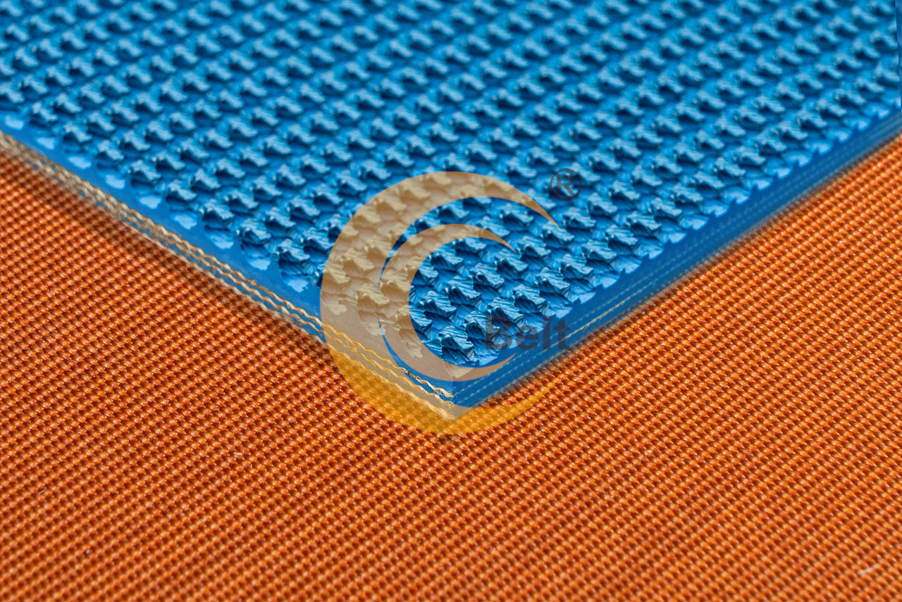 3Ply Lightweight Rubber Belt SuperGrip Profile for Inclined Conveying