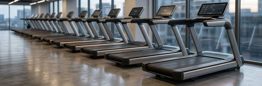 treadmills in gym