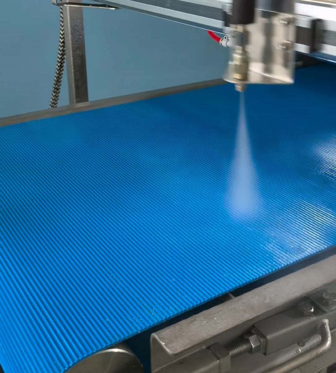 conveyor belt cleaning in place