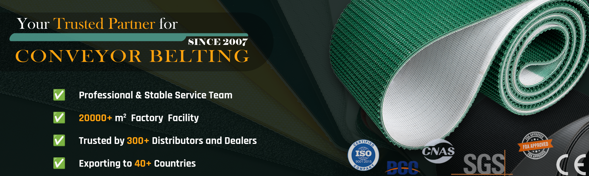 conveyor belt manufacturer