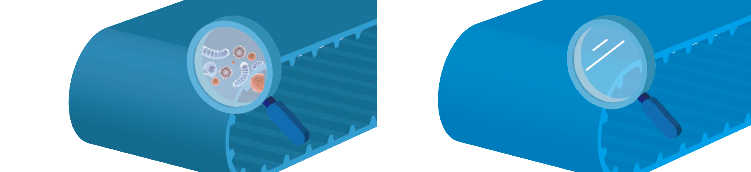 conventional belt vs Homogeneous belt